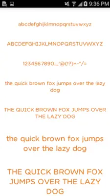 Color Fonts #7 android App screenshot 1