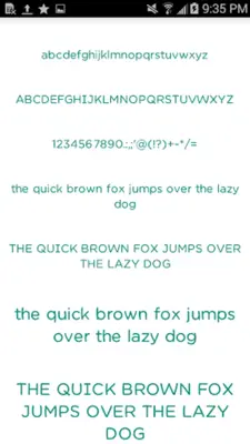 Color Fonts #7 android App screenshot 6